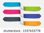 modern ribbons for business... | Shutterstock . vector #1537633778