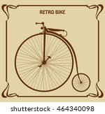 Retro Bike With High Wheel....