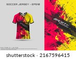 sports jersey and t shirt... | Shutterstock .eps vector #2167596415