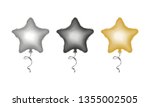 foil helium balloons with... | Shutterstock .eps vector #1355002505