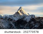 Evening View Of Ama Dablam On...
