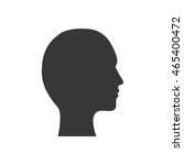 man head male avatar silhouette ... | Shutterstock .eps vector #465400472
