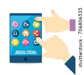 social media design | Shutterstock .eps vector #706806535