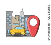 travel and navigation design | Shutterstock .eps vector #727156558