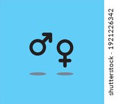 gender symbols. men and women | Shutterstock .eps vector #1921226342