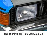 Headlight Of The Old Car 