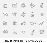 line art icon  | Shutterstock .eps vector #347410388