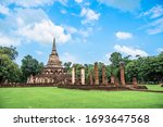 wat chang lom  temple... | Shutterstock . vector #1693647568