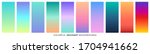 collection of colorful smooth... | Shutterstock .eps vector #1704941662