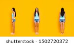 collage of vertical full length ... | Shutterstock . vector #1502720372
