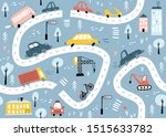 seamless pattern with hand... | Shutterstock .eps vector #1515633782