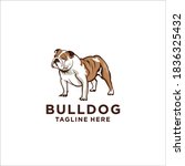 Bulldog Logo Design Icon Vector ...