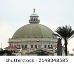 Small photo of Giza, Egypt, November 24 2018: The dome of Cairo university of Egypt in the main campus in Giza, premier public university established 1908 and was called the Egyptian university then King Fuad I