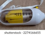 Small photo of Disposable Patient Controlled Analgesic system PCA pump infusion, post operative pain management, early ambulation and makes home therapy possible especially for painkillers, antibiotics and analgesic