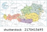 map of austria   highly... | Shutterstock .eps vector #2170415695