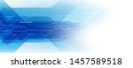 abstract blue technology... | Shutterstock .eps vector #1457589518