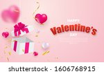 valentine's day  banner... | Shutterstock .eps vector #1606768915