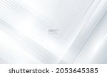 abstract white and gray... | Shutterstock .eps vector #2053645385