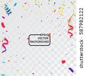 colorful celebration background ... | Shutterstock .eps vector #587982122