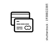 credit card icon vector from... | Shutterstock .eps vector #1938822385