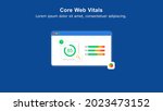 core web vitals are standard... | Shutterstock .eps vector #2023473152