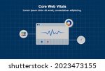 core web vitals are standard... | Shutterstock .eps vector #2023473155