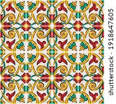 decorative seamless pattern... | Shutterstock .eps vector #1918647605