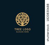 tree vector icon. nature trees... | Shutterstock .eps vector #1820830688