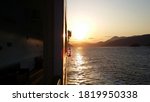 Sunset In Caribbean Sea from the ship Holland America Line