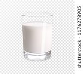 Realistic Milk In A Glass....