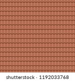 roof tile seamless pattern for... | Shutterstock .eps vector #1192033768