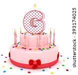 3d cute letter "g" rendering... | Shutterstock . vector #393174025