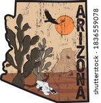 Arizona Desert Illustration...