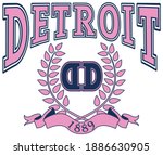vintage college style... | Shutterstock .eps vector #1886630905