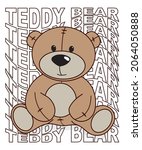Vintage Cartoon Teddy Bear...