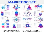 set of infographic presentation ... | Shutterstock .eps vector #2096688358