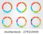 vector circle arrows for... | Shutterstock .eps vector #279214445