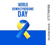 world down syndrome day. | Shutterstock .eps vector #375798988