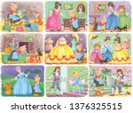 cinderella bundle. fairy tale.... | Shutterstock . vector #1376325515