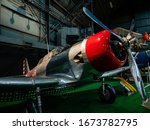 Old World War Fighter Airplane