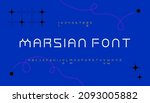 modern alphabet font. minimal... | Shutterstock .eps vector #2093005882
