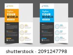 tour and travel flyer. travel... | Shutterstock .eps vector #2091247798
