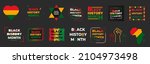 black history month 2022.... | Shutterstock .eps vector #2104973498