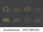 collection of line design with... | Shutterstock .eps vector #1927289102