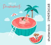 collection of summer background ... | Shutterstock .eps vector #1940926168