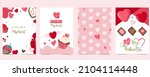 collection of valentine s day... | Shutterstock .eps vector #2104114448