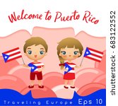 Puerto Rico   Boy And Girl With ...