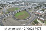 Small photo of Francistown, Botswana December 28th 2023: Traffic roadway interchange in the City of Francistown, Botswana, Africa