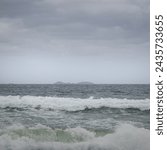Small photo of solitary islands from a stormy day at wooli beach on nsw north coast