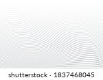 white textured background. wavy ... | Shutterstock . vector #1837468045